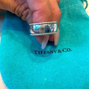 Tiffany and Co Beaded Edge Ring